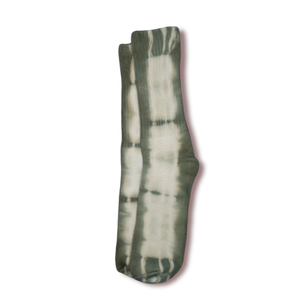 THE ORIME: Shibori Dyed Bamboo Blend Socks (UNISEX)