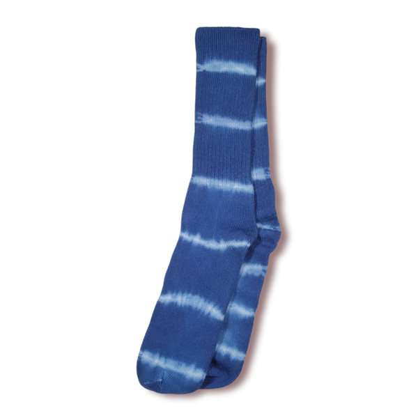 THE ORIME: Shibori Dyed Bamboo Blend Socks (UNISEX)