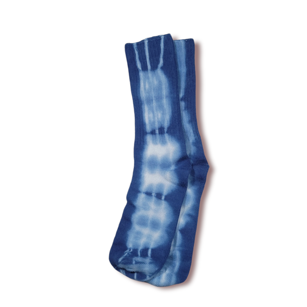 THE ORIME: Shibori Dyed Bamboo Blend Socks (UNISEX)