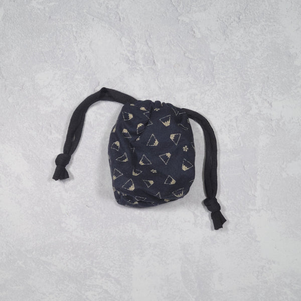 THE TOMI Mini Drawstring Bag: Tiny Mt. Fuji Print