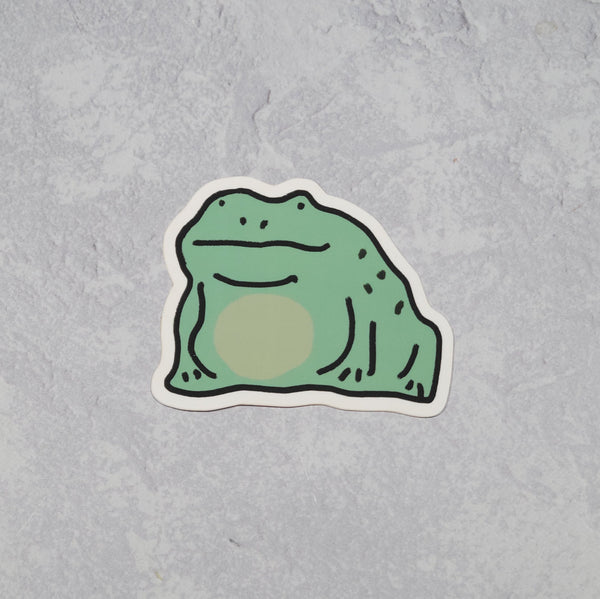 Froggy Matte Vinyl Sticker