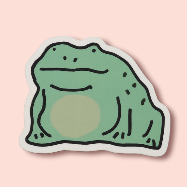 Froggy Matte Vinyl Sticker