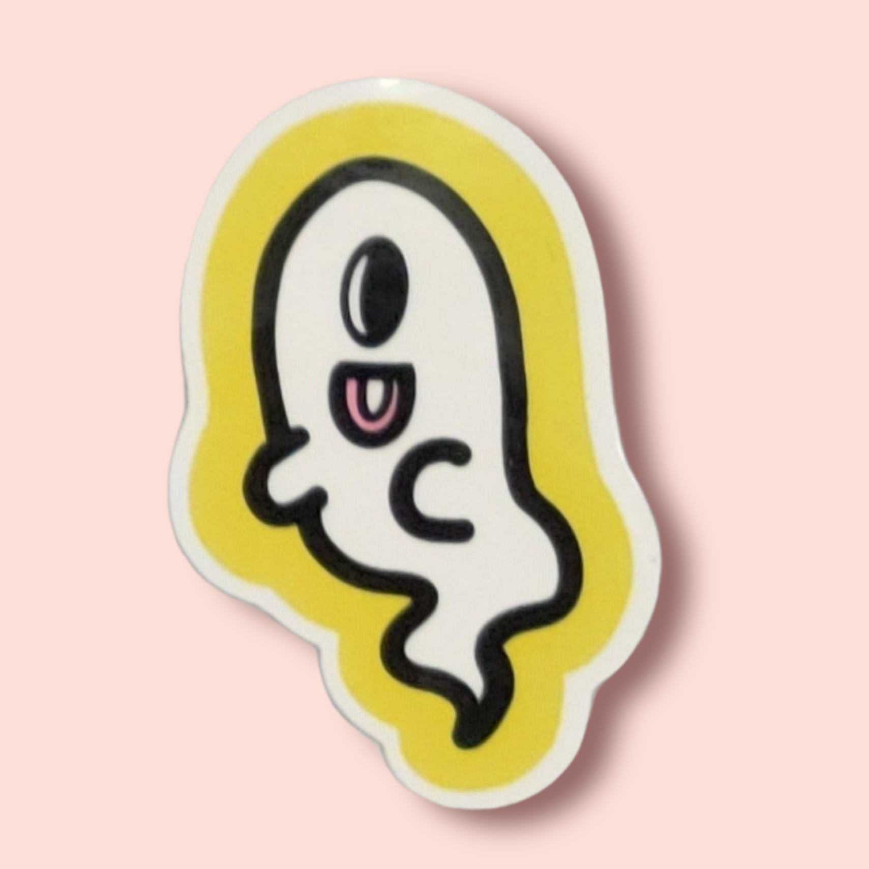 Kawaii Ghost Vinyl Sticker