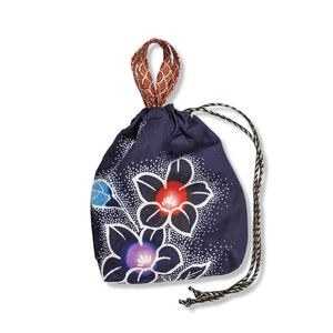 The MAYU Drawstring Bag: Vintage Bell Flowers