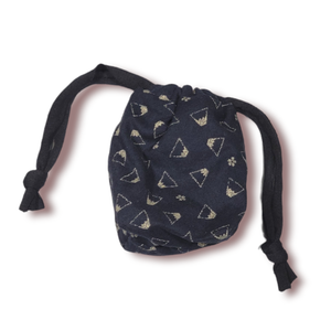 THE TOMI Mini Drawstring Bag: Tiny Mt. Fuji Print